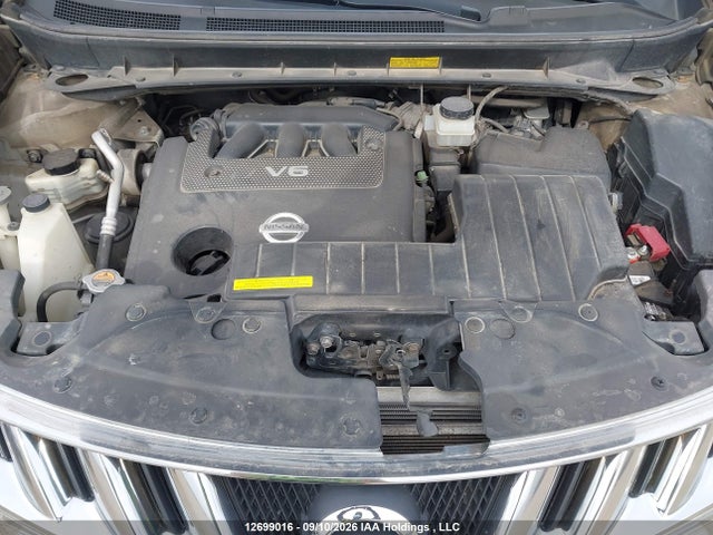 Auction sale of the 2009 Nissan Murano S/sl/le, vin: JN8AZ18W19W102057, lot number: 12699016