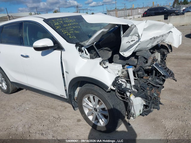 2020 Kia Sorento L/lx მანქანა იყიდება აუქციონზე, vin: 5XYPGDA35LG651343, აუქციონის ნომერი: 12699061