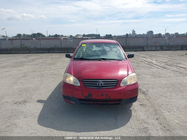 12699131 :رقم المزاد ، 2T1BR32EX3C704760 vin ، 2003 Toyota Corolla Ce/le/sport مزاد بيع