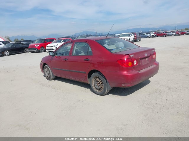 12699131 :رقم المزاد ، 2T1BR32EX3C704760 vin ، 2003 Toyota Corolla Ce/le/sport مزاد بيع