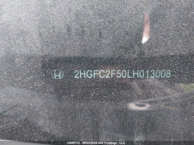 Honda Civic Lx 2020 2HGFC2F50LH013008 Image 19