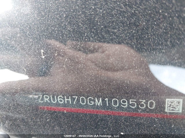 12699147 :رقم المزاد ، 3CZRU6H70GM109530 vin ، 2016 Honda Hr-v Exl مزاد بيع