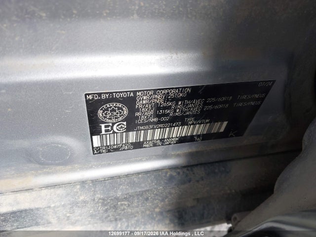 Продажа на аукционе авто 2024 Toyota Rav4 Prime Se, vin: JTMGB3FV2RD221473, номер лота: 12699177
