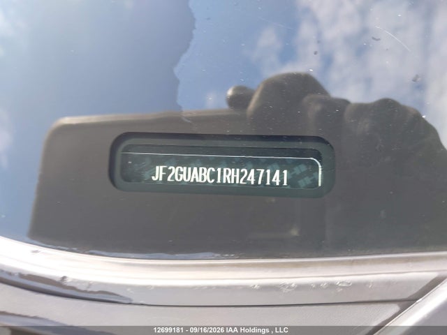 Auction sale of the 2024 Subaru Crosstrek, vin: JF2GUABC1RH247141, lot number: 12699181