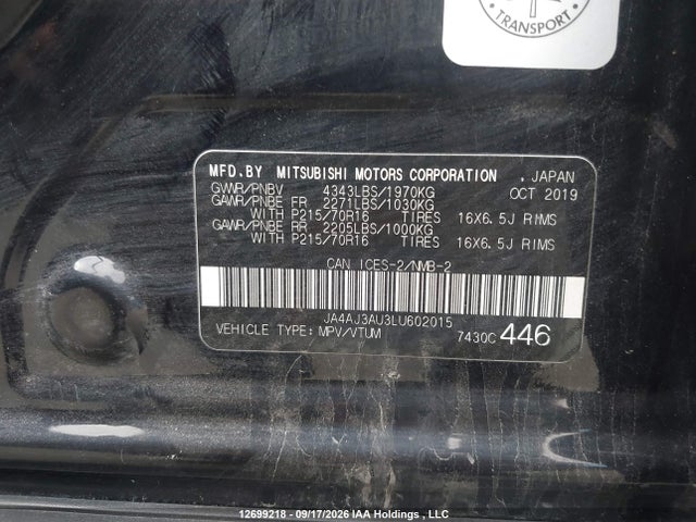 Mitsubishi RVR ES 2020 JA4AJ3AU3LU602015 Image 19