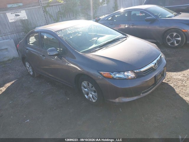 12699223 :رقم المزاد ، 2HGFB2F49CH037432 vin ، 2012 Honda Civic Lx مزاد بيع