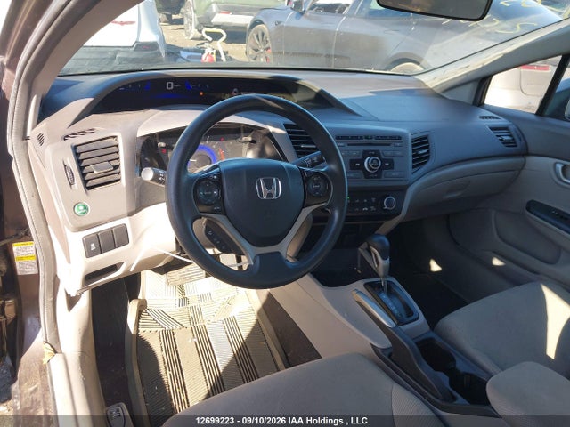 12699223 :رقم المزاد ، 2HGFB2F49CH037432 vin ، 2012 Honda Civic Lx مزاد بيع