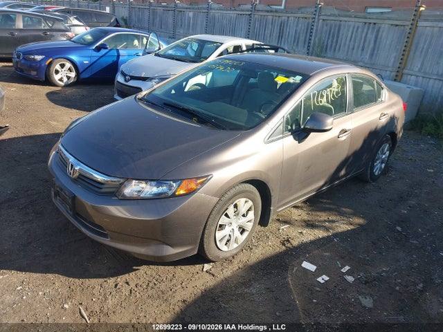 12699223 :رقم المزاد ، 2HGFB2F49CH037432 vin ، 2012 Honda Civic Lx مزاد بيع