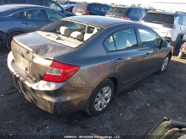 12699223 :رقم المزاد ، 2HGFB2F49CH037432 vin ، 2012 Honda Civic Lx مزاد بيع