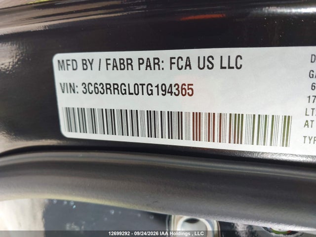 2026 Ram 3500 Tradesman მანქანა იყიდება აუქციონზე, vin: 3C63RRGL0TG194365, აუქციონის ნომერი: 12699292