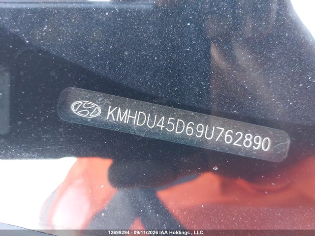 Продаж на аукціоні авто 2009 Hyundai Elantra, vin: KMHDU45D69U762890, номер лоту: 12699294