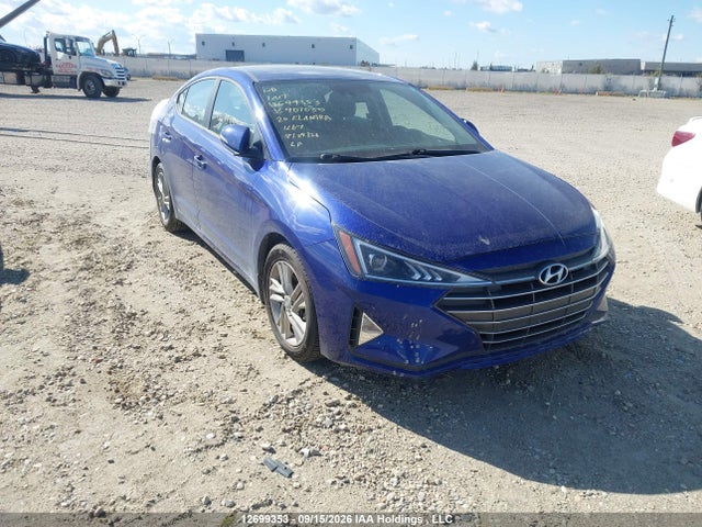 2020 Hyundai Elantra Sel/value/limited მანქანა იყიდება აუქციონზე, vin: KMHD84LF3LU907030, აუქციონის ნომერი: 12699353