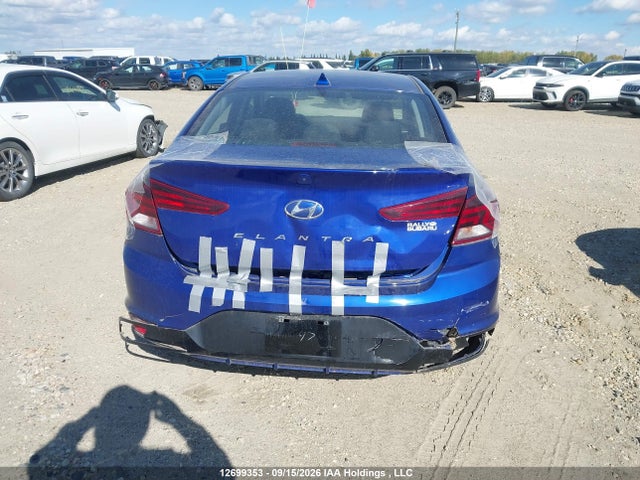 2020 Hyundai Elantra Sel/value/limited მანქანა იყიდება აუქციონზე, vin: KMHD84LF3LU907030, აუქციონის ნომერი: 12699353