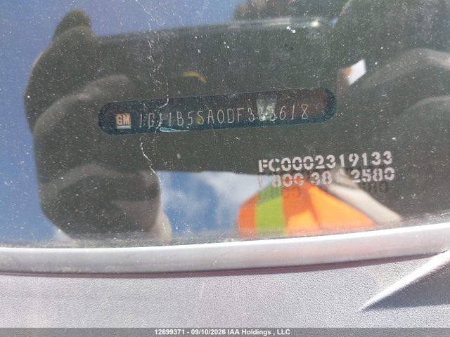 12699371 :رقم المزاد ، 1G11B5SA0DF333618 vin ، 2013 Chevrolet Malibu Ls مزاد بيع