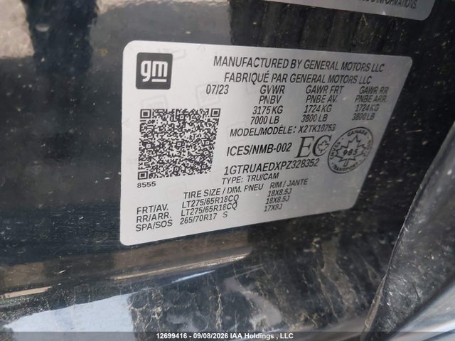 GMC Sierra K1500 2023 1GTRUAEDXPZ328352 Image 20