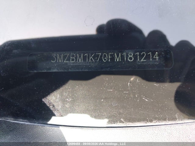 2015 Mazda 3 Sport მანქანა იყიდება აუქციონზე, vin: 3MZBM1K70FM181214, აუქციონის ნომერი: 12699458
