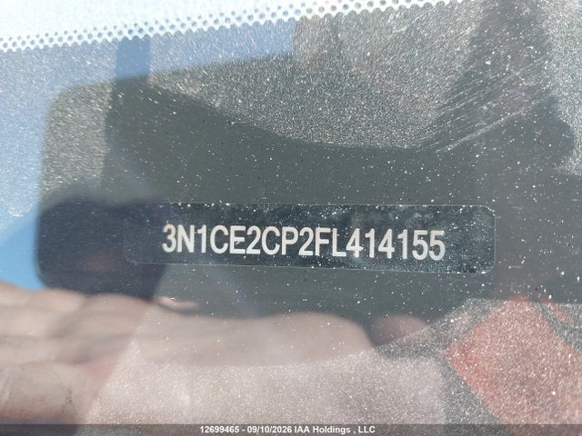 Aukcja sprzedaży 2015 Nissan Versa Note 1.6 S/1.6 Sl/1.6 Sr/1.6 Sv, vin: 3N1CE2CP2FL414155, numer aukcji: 12699465