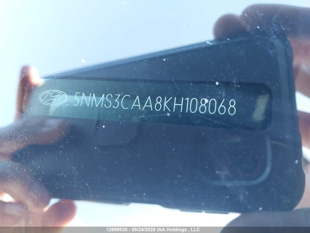 Hyundai Santa Fe Sel/sel Plus 2019 5NMS3CAA8KH108068 Image 20