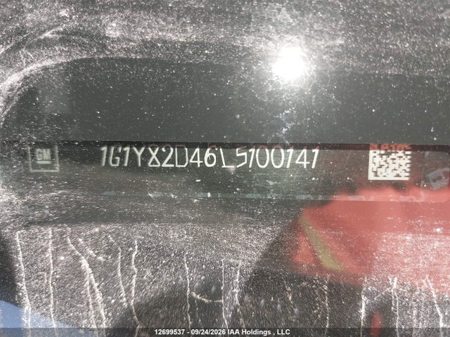 2020 Chevrolet Corvette 3lt მანქანა იყიდება აუქციონზე, vin: 1G1Y82D46L5100141, აუქციონის ნომერი: 12699537