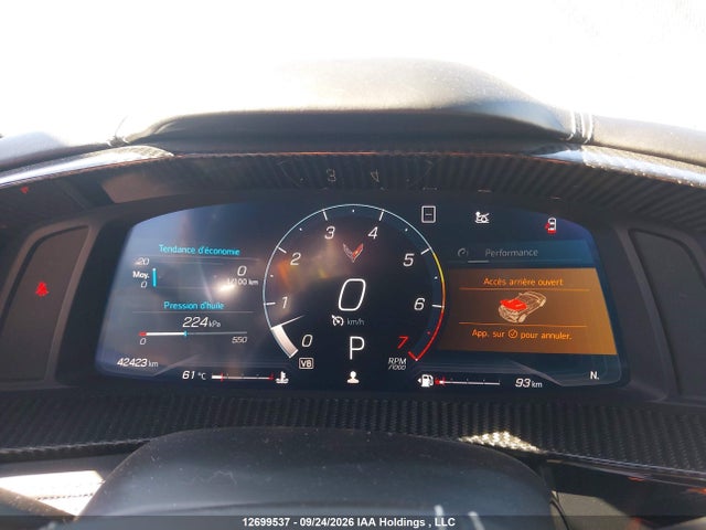 2020 Chevrolet Corvette 3lt მანქანა იყიდება აუქციონზე, vin: 1G1Y82D46L5100141, აუქციონის ნომერი: 12699537