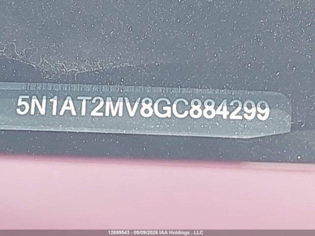 5N1AT2MV8GC884299 Nissan Rogue S/sl/sv