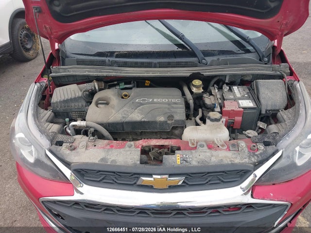 2019 Chevrolet Spark 1lt Cvt მანქანა იყიდება აუქციონზე, vin: KL8CD6SA4KC784557, აუქციონის ნომერი: 12666451