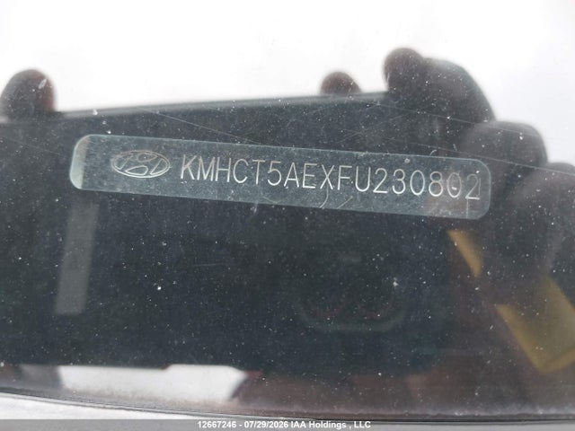 12667246 :رقم المزاد ، KMHCT5AEXFU230802 vin ، 2015 Hyundai Accent L مزاد بيع