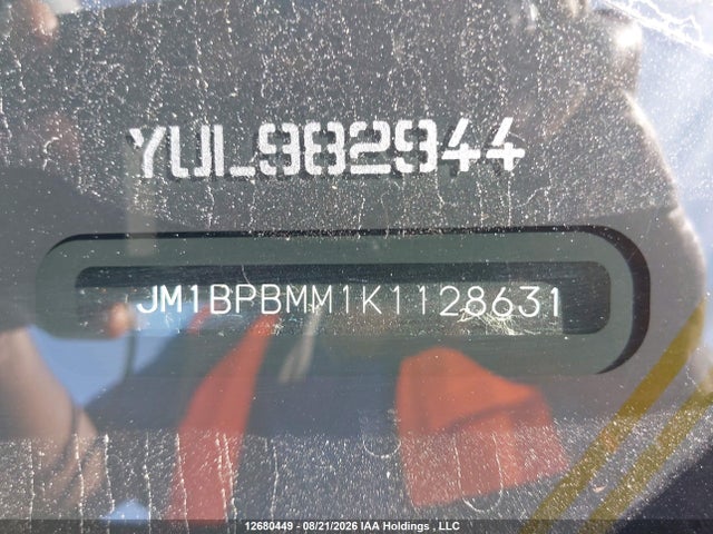 Продажа на аукционе авто 2019 Mazda Mazda3 Gt, vin: JM1BPBMM1K1128631, номер лота: 12680449