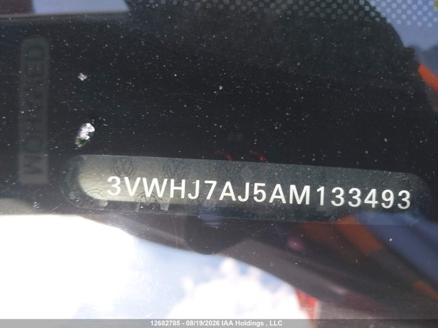 12682785 :رقم المزاد ، 3VWHJ7AJ5AM133493 vin ، 2010 Volkswagen Jetta Wolfsburg Edition مزاد بيع