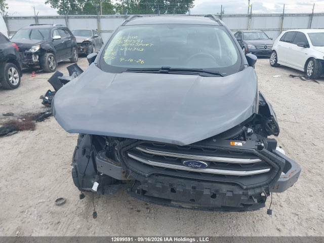 2021 Ford Ecosport მანქანა იყიდება აუქციონზე, vin: MAJ6S3GL6MC434343, აუქციონის ნომერი: 12699591