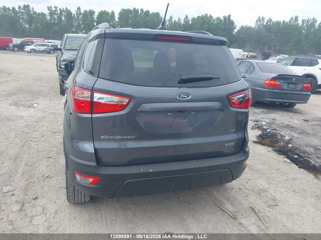 2021 Ford Ecosport მანქანა იყიდება აუქციონზე, vin: MAJ6S3GL6MC434343, აუქციონის ნომერი: 12699591
