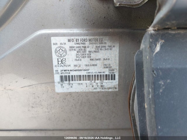 Ford Edge Titanium 2024 2FMPK4K94RBB18457 Image 18