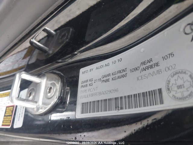 Aukcja sprzedaży 2011 Audi A5 Premium Plus, vin: WAULFBFR7BA029096, numer aukcji: 12699693