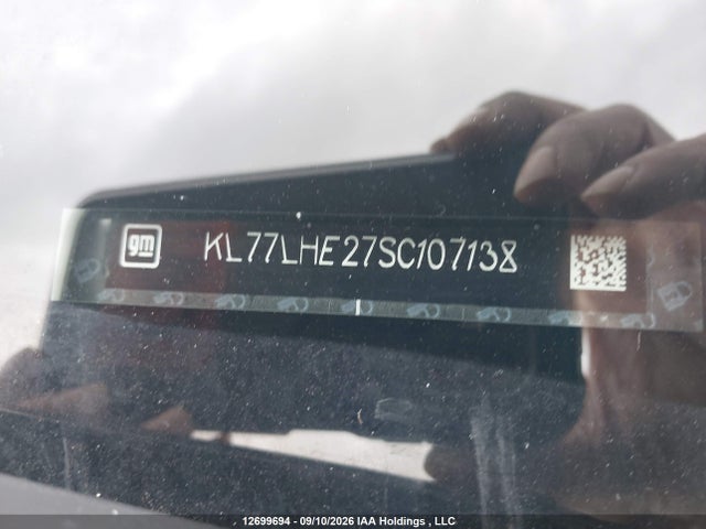 12699694 :رقم المزاد ، KL77LHE27SC107138 vin ، 2025 Chevrolet Trax Lt Fwd مزاد بيع