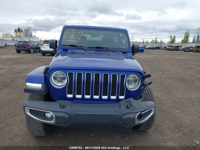 12699702 :رقم المزاد ، 1C4HJXEG1KW549138 vin ، 2019 Jeep Wrangler Unlimited Sahara مزاد بيع