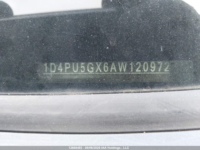 12668492 :رقم المزاد ، 1D4PU5GX6AW120972 vin ، 2010 Dodge Nitro Sxt مزاد بيع
