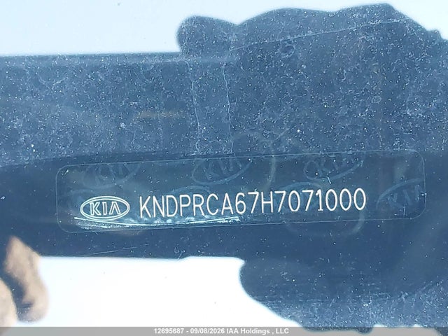 KNDPRCA67H7071000 KIA Sportage Sx Turbo