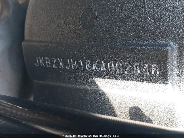 12668749 :رقم المزاد ، JKBZXJH18KA002846 vin ، 2019 Kawasaki Zx636 K مزاد بيع