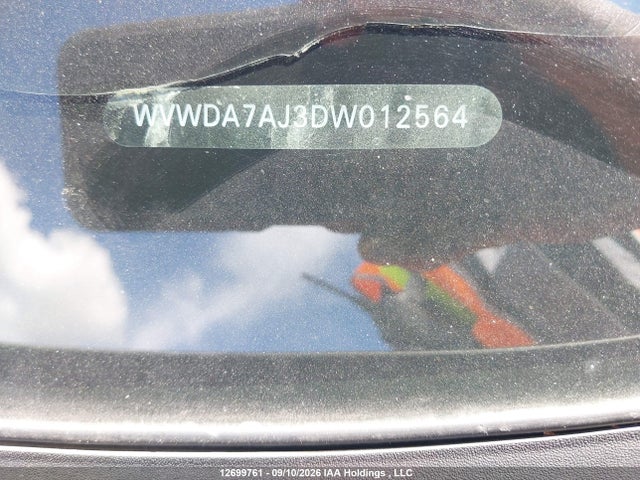 Продаж на аукціоні авто 2013 Volkswagen Golf, vin: WVWDA7AJ3DW012564, номер лоту: 12699761