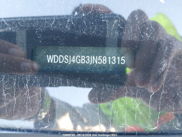 Aukcja sprzedaży 2018 Mercedes-benz Cla 250 4matic, vin: WDDSJ4GB3JN581315, numer aukcji: 12699785