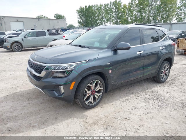 2021 Kia Seltos Sx მანქანა იყიდება აუქციონზე, vin: KNDETCA22M7061894, აუქციონის ნომერი: 12699794