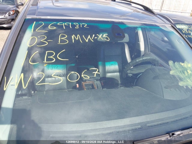 Продажа на аукционе авто 2003 Bmw X5 3.0i, vin: 5UXFA53533LW25067, номер лота: 12699812