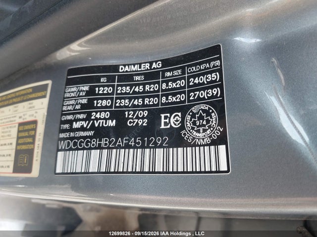 Продаж на аукціоні авто 2010 Mercedes-benz Glk 350, vin: WDCGG8HB2AF451292, номер лоту: 12699826
