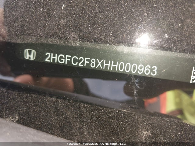 Honda Civic Ex 4dr 2017 2HGFC2F8XHH000963 Image 9