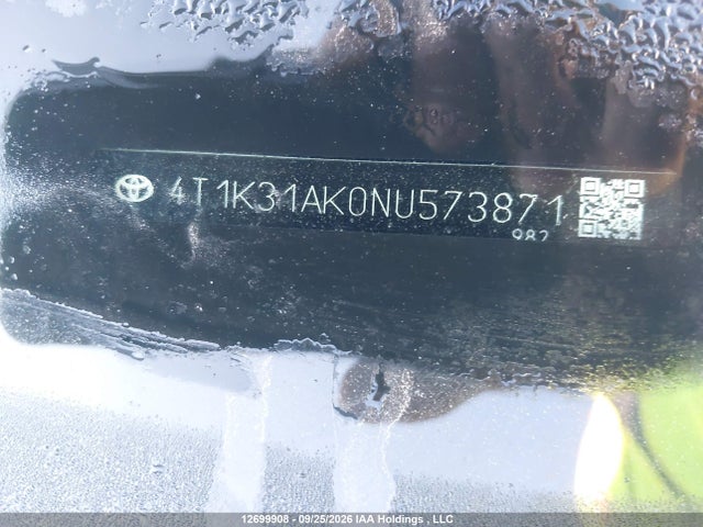 Toyota Camry 2022 4T1K31AK0NU573871 Image 20