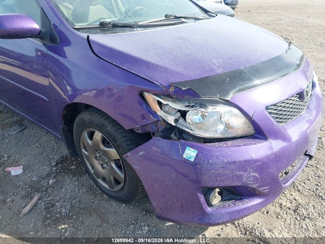 2009 Toyota Corolla Le მანქანა იყიდება აუქციონზე, vin: 2T1BU40E99C047224, აუქციონის ნომერი: 12699942