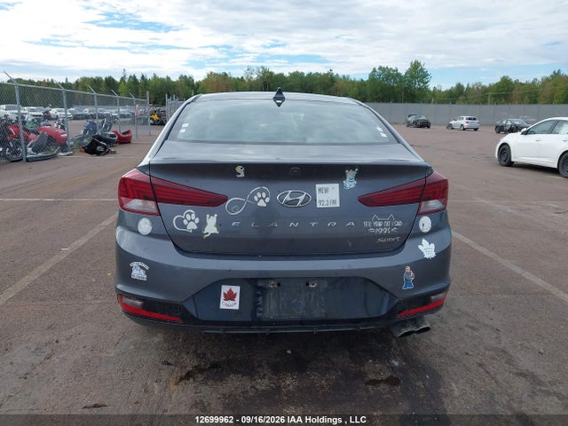 Продаж на аукціоні авто 2019 Hyundai Elantra Sport, vin: KMHD04LB9KU828500, номер лоту: 12699962