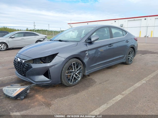 Продаж на аукціоні авто 2019 Hyundai Elantra Sport, vin: KMHD04LB9KU828500, номер лоту: 12699962