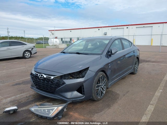 Продаж на аукціоні авто 2019 Hyundai Elantra Sport, vin: KMHD04LB9KU828500, номер лоту: 12699962