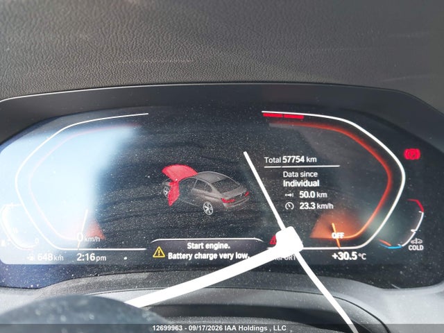 12699963 :رقم المزاد ، 3MW5R7J02L8B17458 vin ، 2020 Bmw 330xi مزاد بيع